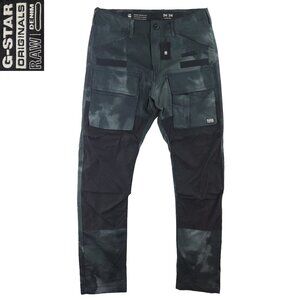 G-Star Raw 3D Cargo Pants Regular Tapered Ripstop Men "34x34" Real 36x32 NWT